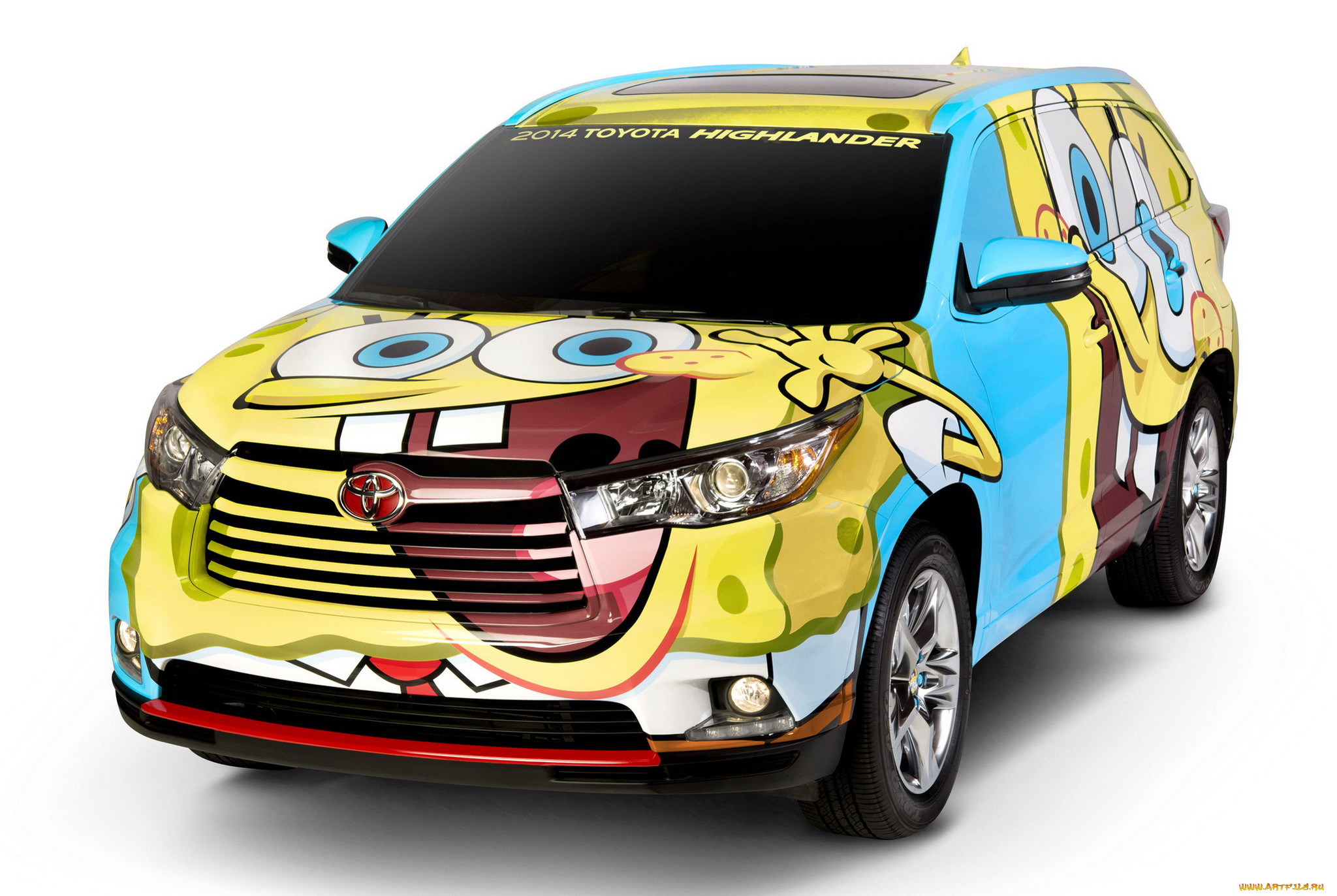 toyota highlander spongebob squarepants concept 2013, , toyota, 2013, concept, squarepants, spongebob, highlander